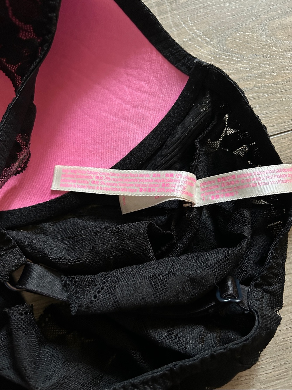 PINK Victoria's Secret Lace V-Neck Bralette - XL - Picture 12 of 16